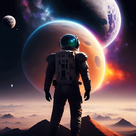 AI繪畫科幻圖片2